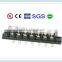 PCB Barrier Curve Terminal Block with Transparent Cover KDT75W 600V 40A 13mm Pitch