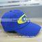 100% cotton 6 panel flat embroidery baseball cap