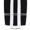 Wholesale Black White Striped Bodycon Dress Graceful Hollow Out Casual Dress O-Neck Midi Dress CA-C08