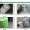 Metal garbage can with colour coated