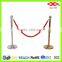 Stainless steel queue barrier system silver queue stand