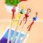 Chinese cute doll head handmade bamboo earpick