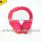 Hot sale winter fashion ladies polyester PV pile warm plush earmuff collar set