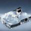 Flower shape crystal ashtray