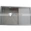 Single Bowl Stainless Steel Commerical Hand Made Kitchen Sink With Drainboard GR-522