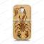 Ocase Laser Engrave Wholesale Wood For Samsung S4 Phone Case Two Parts Cell Cover