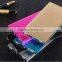 Deluxe ultra thin Mobile phone portable usb 20000mah power bank charger for iPhone, for Samsung
