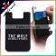 Mobile phone silicone card pocket wallet,custom logo silicone smart wallet