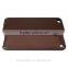 2016 Hot sale high quality charming brown phone leather/PU cover case for iphone 6s
