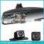 Vehicle rear view mirror car paking sensors with rear view camera mirror monitor