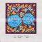 Satin penoy flower fabric Ethnic Embroidery fabric for bags