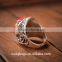 2016 New Arrival Red Ring Wool Yarn Handmade Fabric Ring