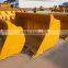 Hitachi Wheel Loader 2.7-3.4M3 Bucket For ZW220 Wheel Loader , Log Grapple/Grass Grapple/Snow Plow/Pallet Fork For ZW220