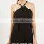 Spaghetti Strap Black Fashion New Design Sexy Short Jumpsuit