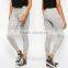 Fashion stretchy spandex high rise waist long custom made yoga pants women wholesale