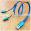 both ends micro and 5 pin usb zipper type c cable suitable for apple usb cable for android phone