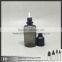 HD ejuice bottles custom black childproof cap for bottle 30ml pet eliquid