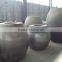 Steel ball joint sealing head end dish head end