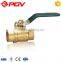 China made low price female threaded end forged brass angle ball valve