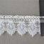 profressional design of guipure lace trim flower embroidery lace white cotton lace embroidery trim