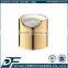 China direct sale gold disc top cap,28/410 aluminum shampoo disc top cap