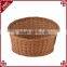 Wholesale in bulk bevel round shape fruit storage basket bread display