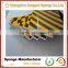 Yellow-black Multiple incision panel Elastic Garage Wall Protector foam around a round column