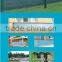 LOOK! 100% HDPE UV warranty factory popular green cheapier balcony blind for garden