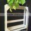 White Wooden Wall Hanging Crate Shelf / Wall Pocket