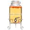 Mason Jar Beverage Dispenser with stainless steel tap and metal stand -2.5L/5L/10L/15L/20L/30L/50L