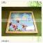 square shape collage picture leg wood photo frame