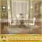 Fancy Unique Marble Banquet Table with Metal Base