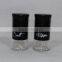 2 pieces mat shinning stainless steel coated jar glass spice cork with best quality and low price
