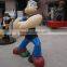 Customized made FRP strong man cartoon character