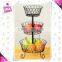Wedding 3-Tier Metal Wire Apple Holder Fruit Holder Fruit Basket