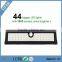2016 hot selling in America 7W 44LED 710lm Body Sensor Motion Solar Powered Security Lights Outdoor wall mounted