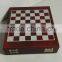 K0428-4W Wooden Box With 5pcs Bar Accessories and Chess