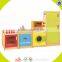 Wholesale role play toy kitchen sets toy children wooden five sets kitchen sets toy bring fun W10D104