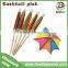2015 Christmas Promotion Pretty Parasol Decorative Picks
