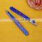 Colorful paint spraying stainless steel finger nail file in beauty salon