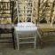 Limewash Chivari Chair with Ivory Seat Pad For Hire