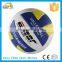 custom logo official size and weight machine stitched pu volleyball