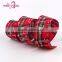 Wholesale red decorative festive celebrate it burlap christmas ribbon