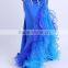 Belly dance two colors side slit long skirt for sale Q5023