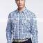 new design Small checked Blends cotton men shirt SL0075
