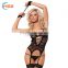 Hsz-7082 Fashion Sexy lingerie for fat women Europen style Plus size lady underwear set wholesale