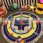 S65602A Kids Room Floor Carpet Round Game Mats Circular Flight Chess Baby Crawling Blanket