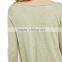 2017 OEM Women Seaside Style Vented Long Sleeve Blouse Dress