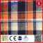 Hot sale comfortable cotton spandex check fabric factory