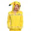 Women Pikachu Hoodie Pokemon Animal Hoody With Ears Sweatshirt Cotton Coat Cosplay Costume